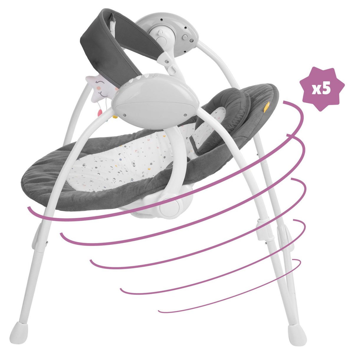 BADABULLE Balancelle confort multifonctions Moonlight 