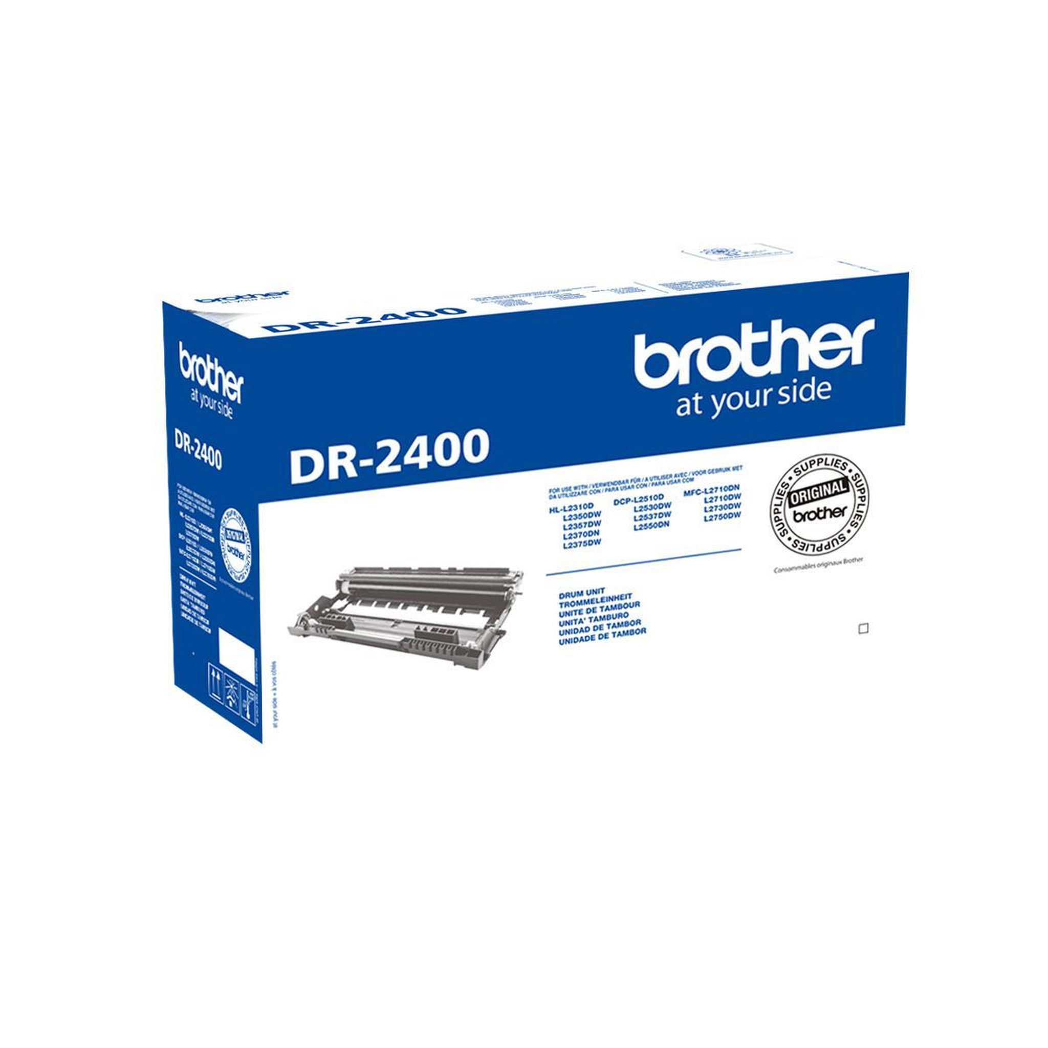 Voir la diapositive 3 : Brother BROTHER Tambour DR2400 - 12 000 pages