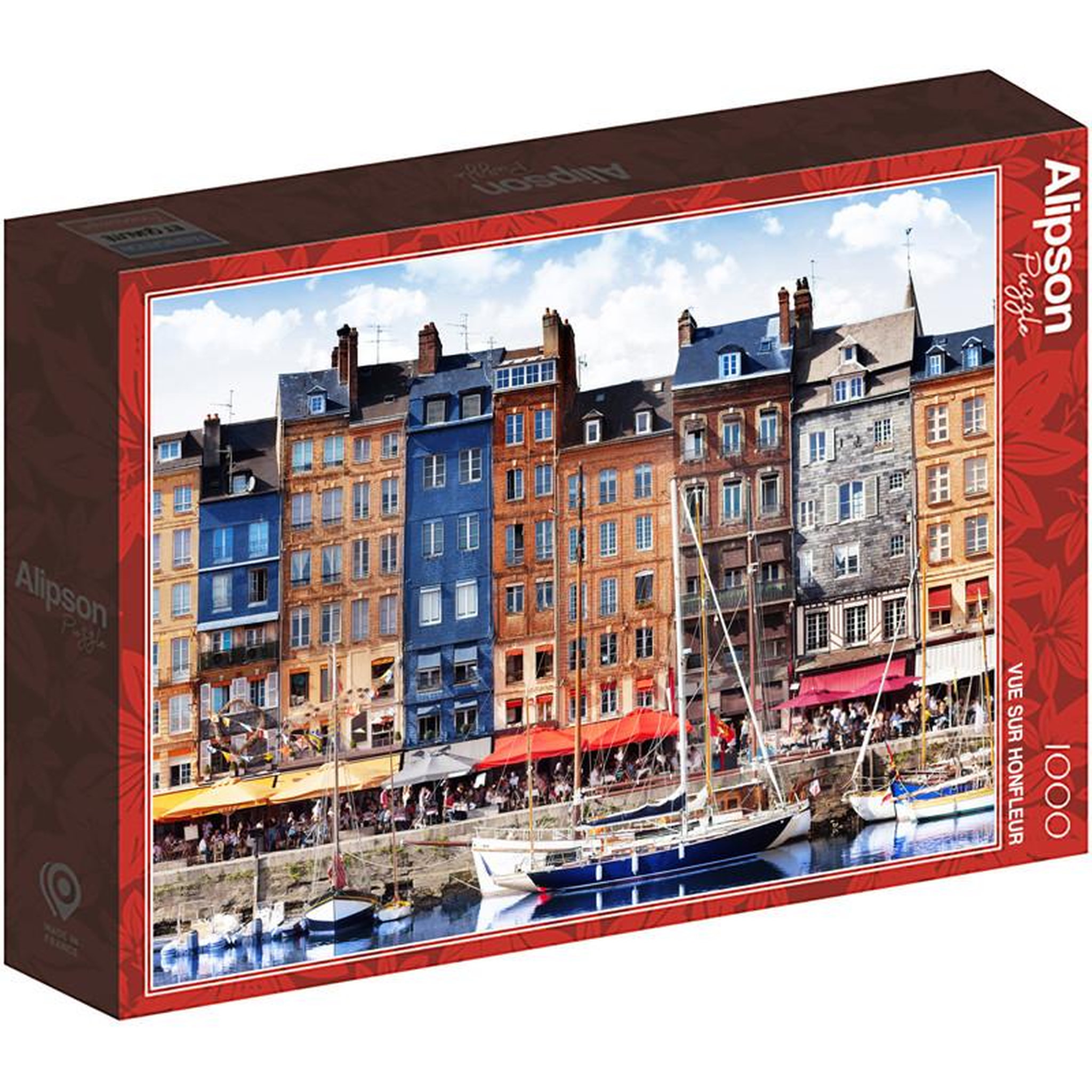ALIZE Puzzle 1000 pièces Vue sur Honfleur paysage portuaire – Alizé