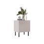Voir la diapositive 3 : BEST MOBILIER Timote - lot de 2 tables de chevet - écru - 54 cm