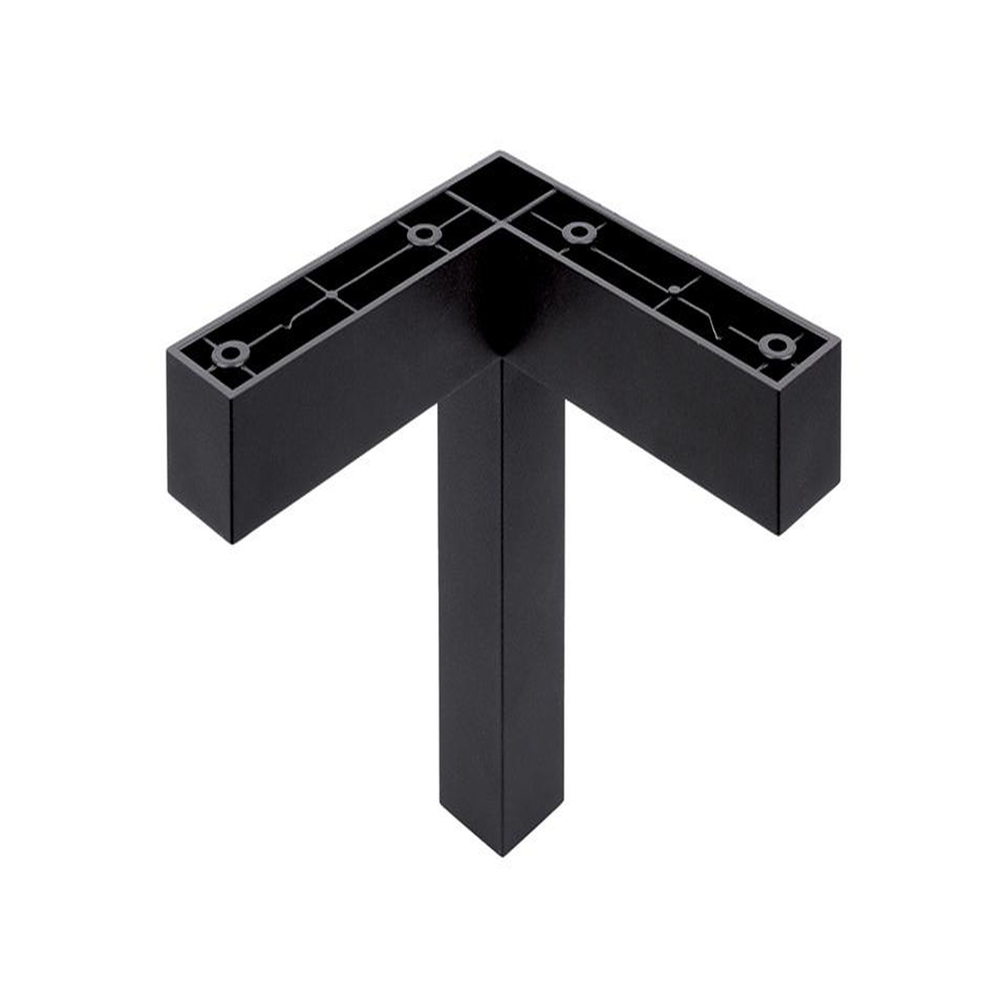CENTRALE BRICO Pied de meuble fp009 120 mm réglable noir mat