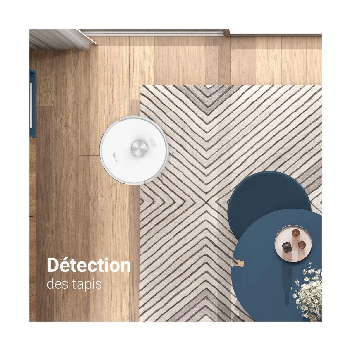 EZVIZ Aspirateur robot RE5 Plus