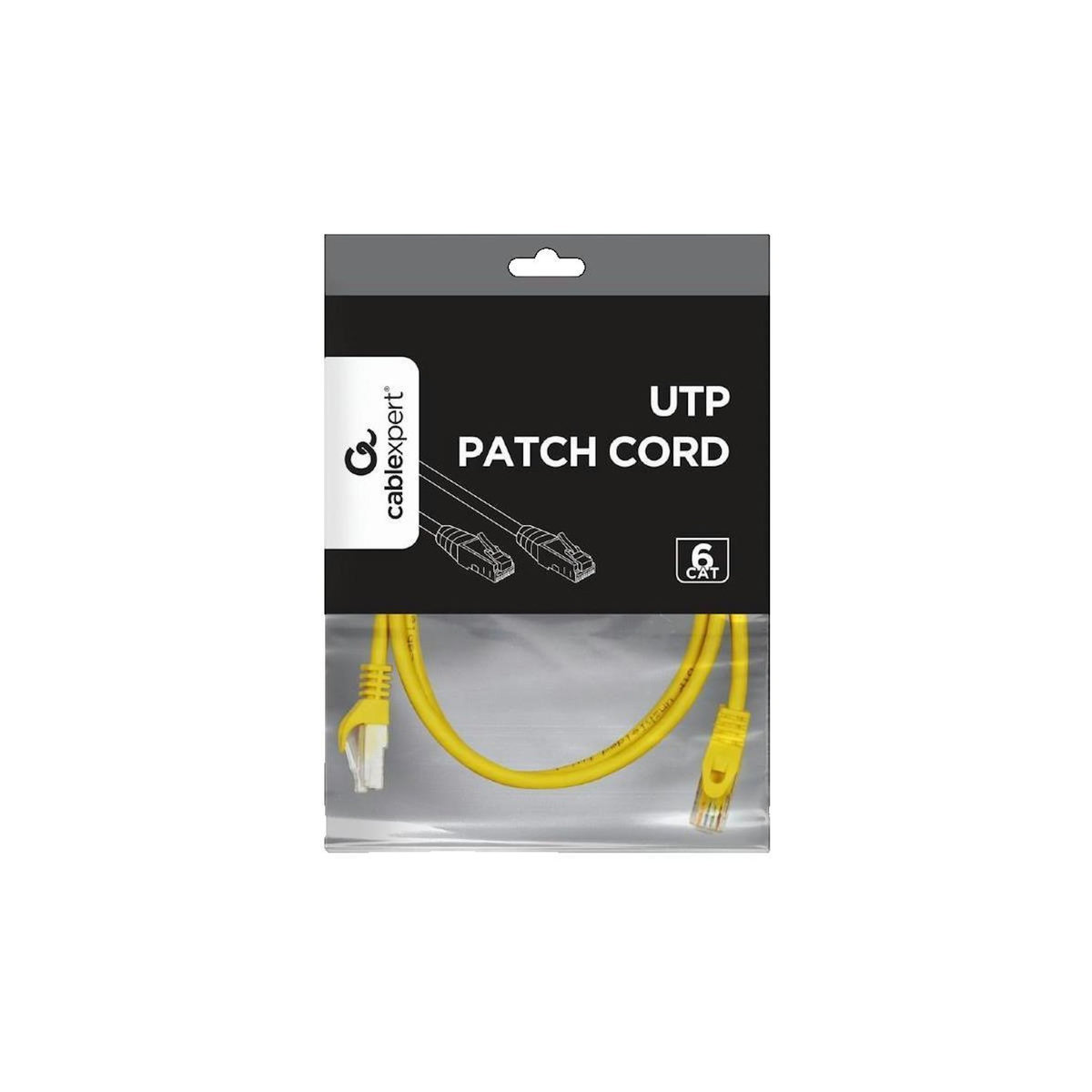 GEMBIRD Câble réseau Gembird PP6U-1.5M/Y jaune CAT 6