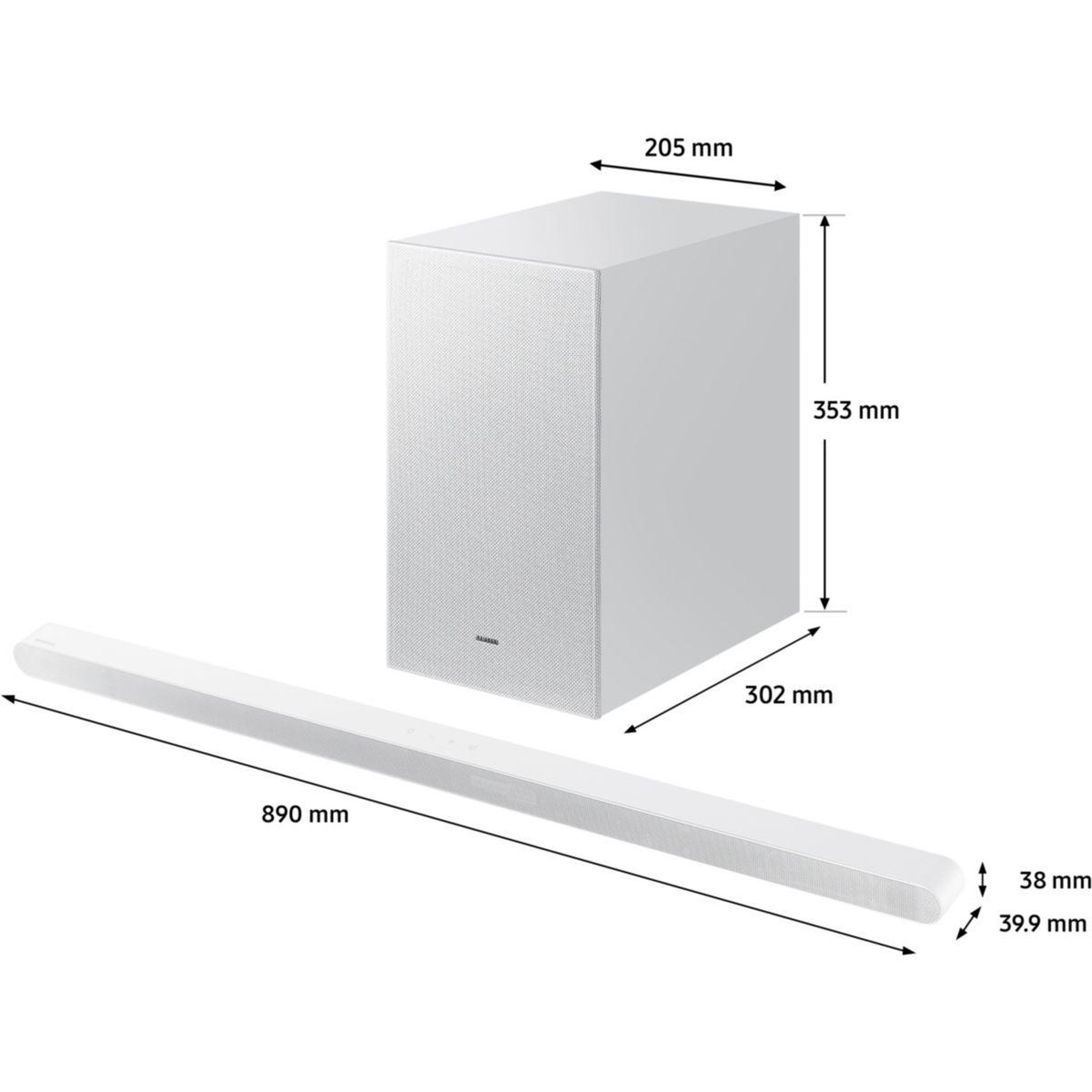 Voir la diapositive 2 : Samsung Barre de son HW-S711D