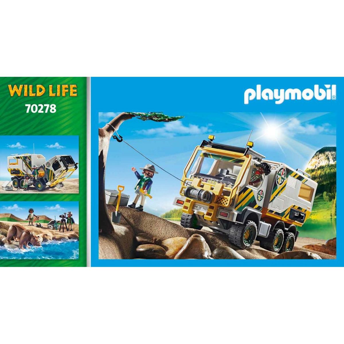 PLAYMOBIL Playmobil 70278 - Wild Life - Camion d'expédition