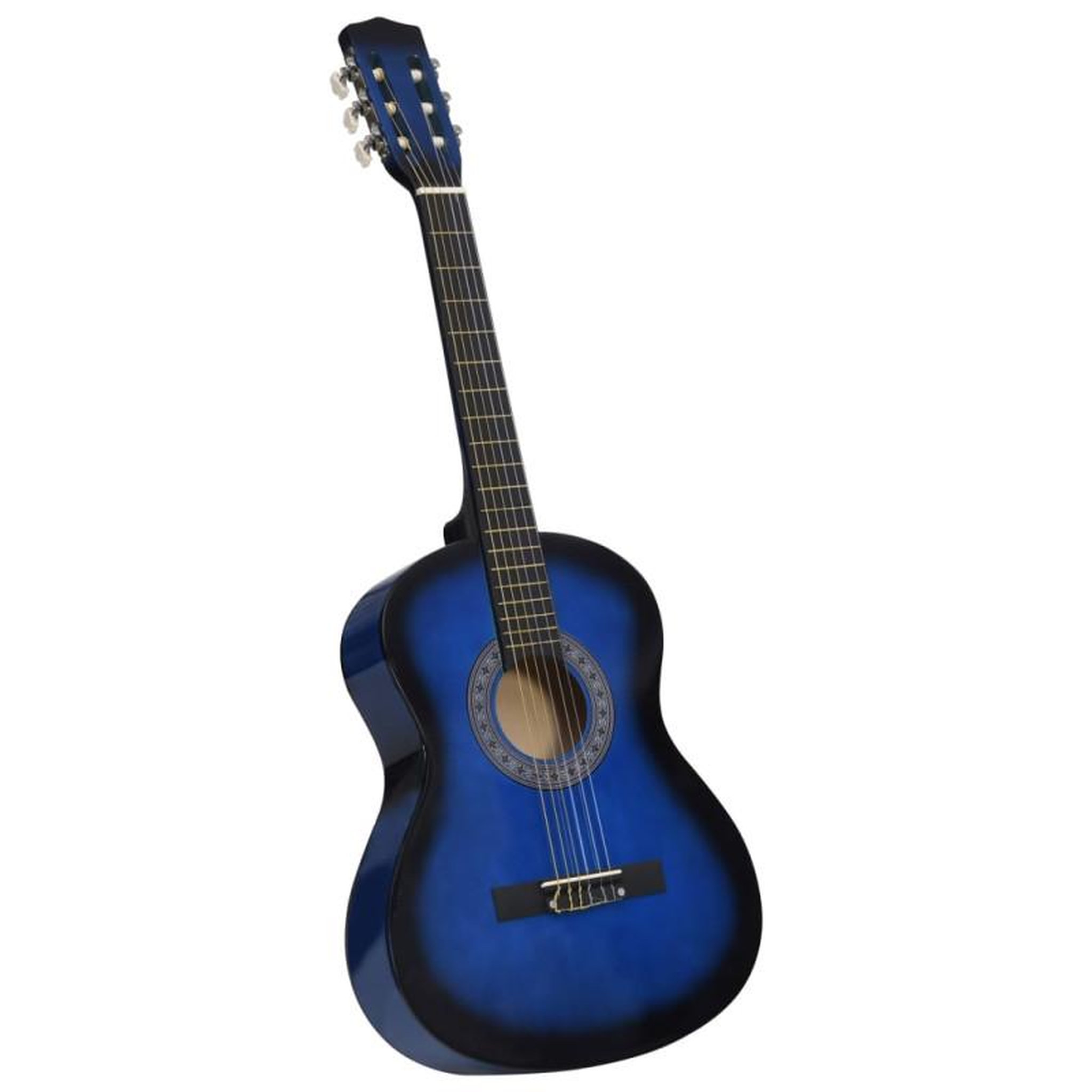 VIDAXL Guitare classique de débutants et enfants Bleu 3 4 36