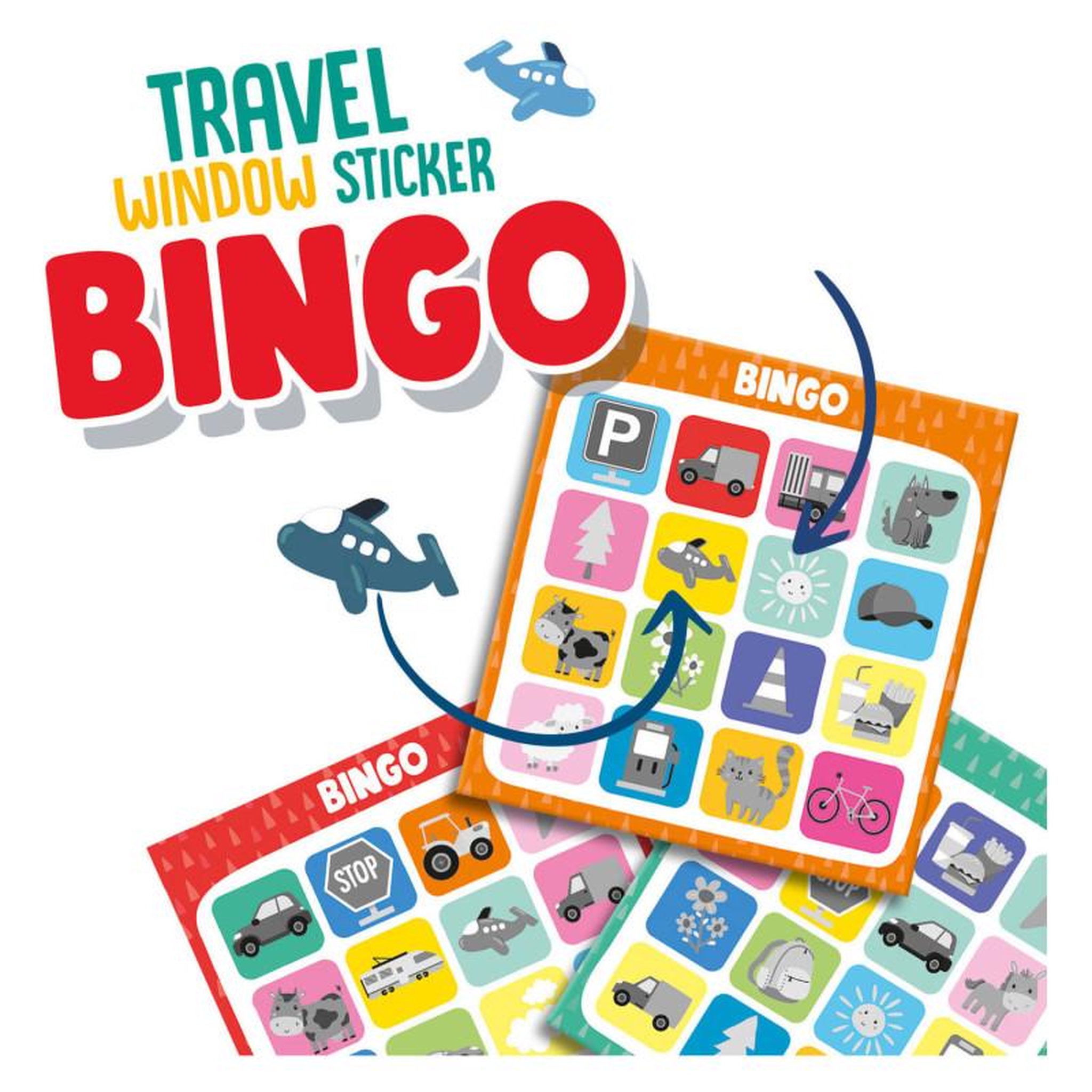 Voir la diapositive 3 : SES SES Travel game Window sticker Bingo 02238