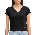 CALVIN KLEIN JEANS T Shirt  Femme Calvin Klein Jeans  abel Ri cloud. Coloris disponibles : Noir