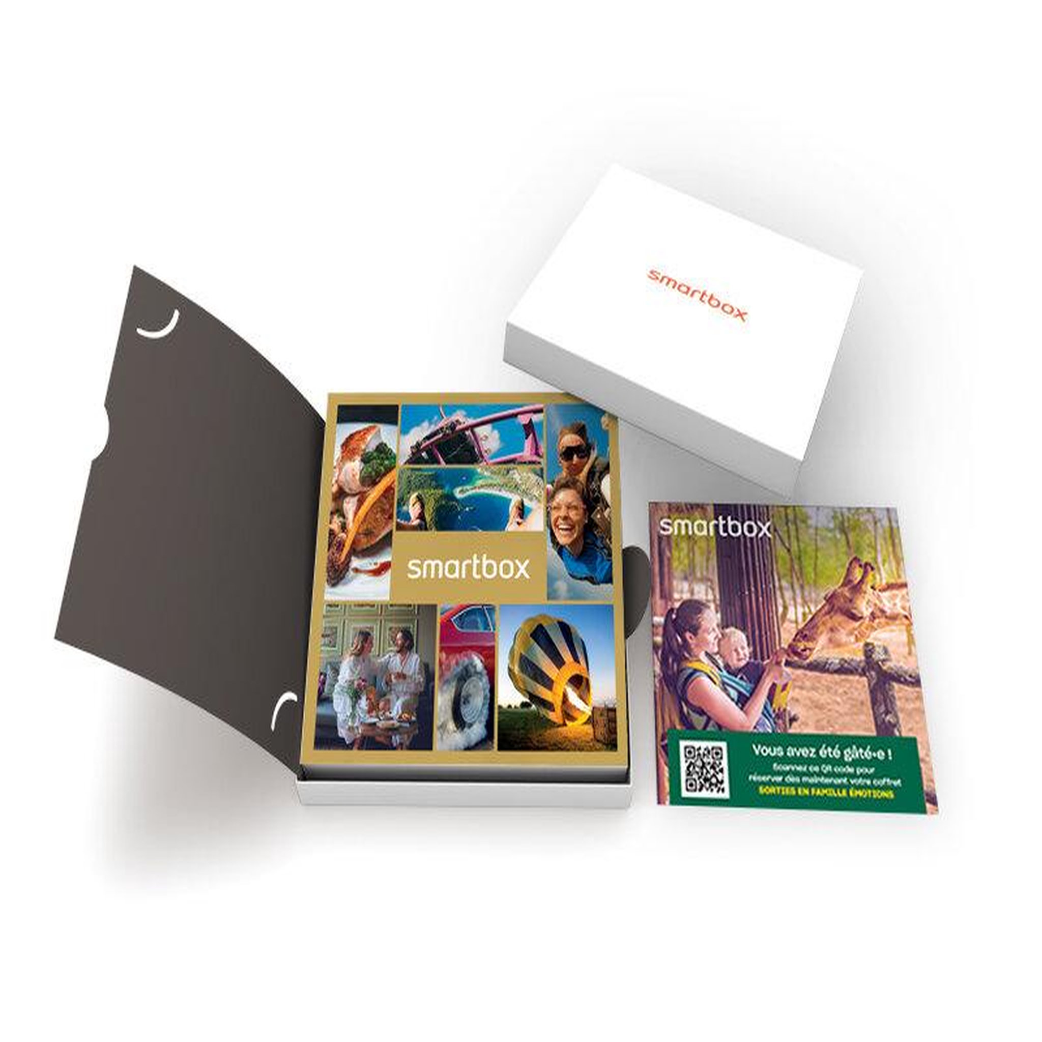 Voir la diapositive 2 : Smartbox Sorties en famille émotions - coffret cadeau multi-thèmes