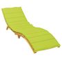 Voir la diapositive 3 : VIDAXL Coussin de chaise longue vert vif 200x70x3 cm tissu oxford