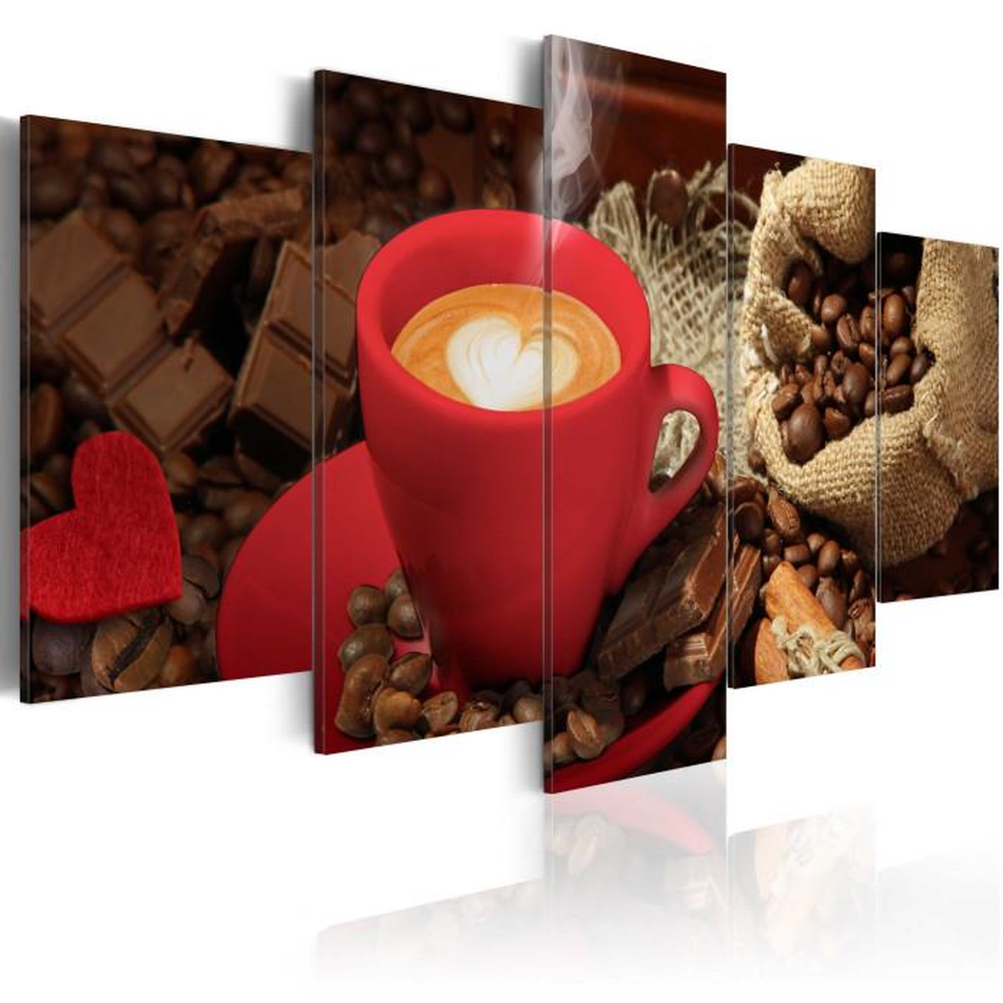 Paris Prix Tableau Imprimé  Love Espresso. Coloris disponibles : Multicolore