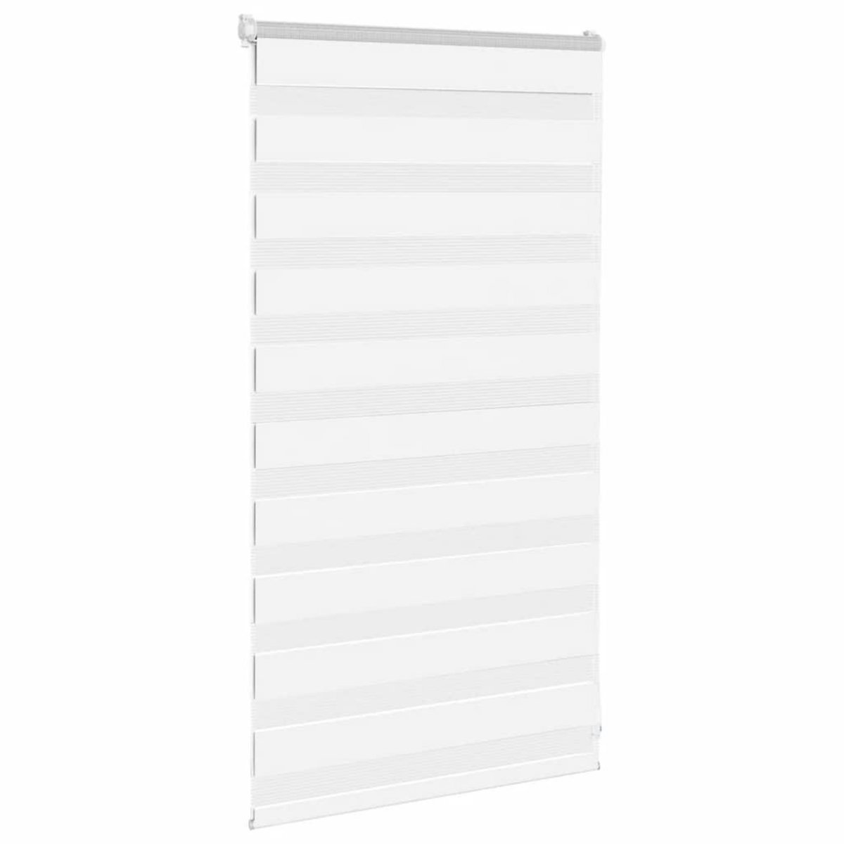VIDAXL Store zebre blanc 75x100 cm largeur du tissu 70,9 cm polyester