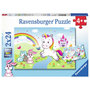 Voir la diapositive 1 : RAVENSBURGER RAVENSBURGER Puzzle Licorne Lucie 2x24 pièces
