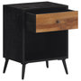 Voir la diapositive 2 : VIDAXL Table de chevet 40x30x50 cm bois massif de teck