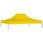 Voir la diapositive 3 : VIDAXL Toit de tente de reception 4x3 m Jaune 270 g/m^2