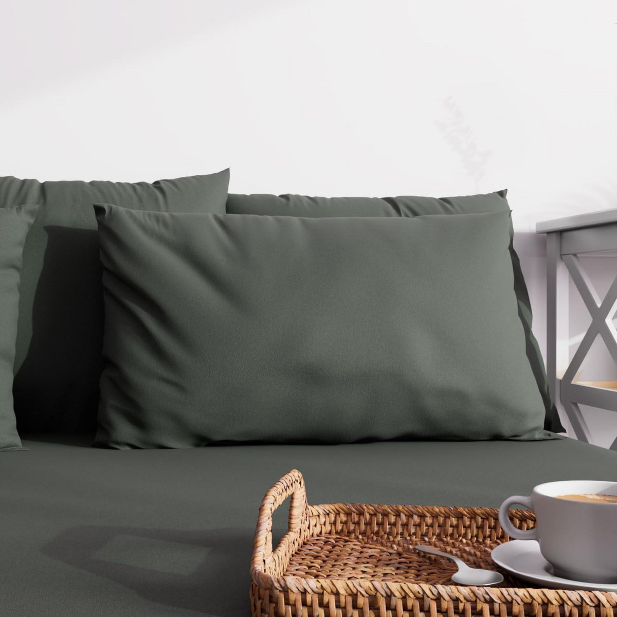 ZZZ Taie d'oreiller unie ZZZ