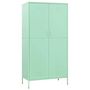 Voir la diapositive 2 : VIDAXL Garde-robe Vert menthe 90x50x180 cm Acier