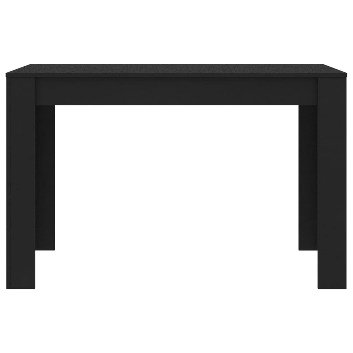 VIDAXL Table de salle a manger Noir 120 x 60 x 76 cm Bois d'ingenierie
