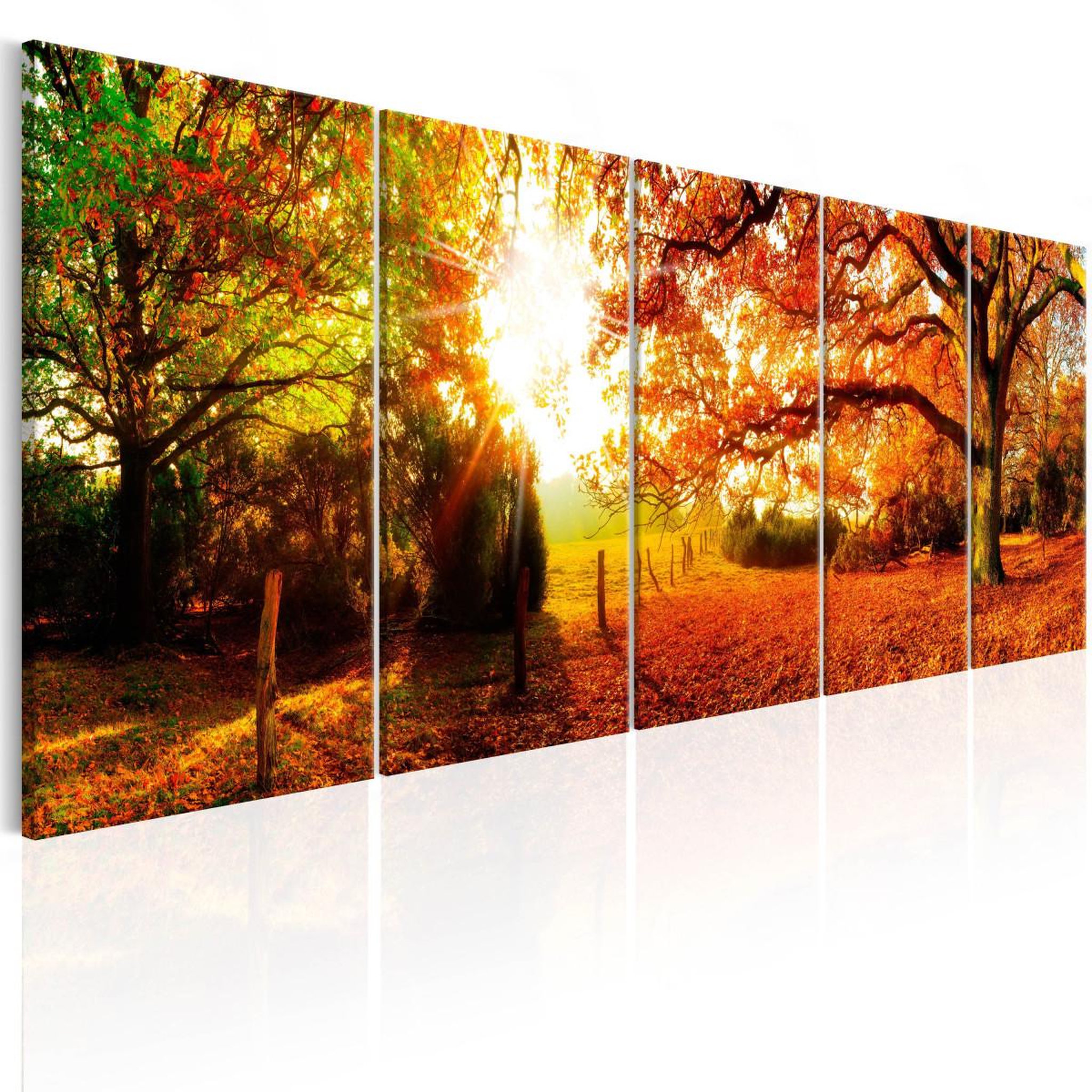 Paris Prix Tableau imprimé  enchanting autumn. Coloris disponibles : Multicolore