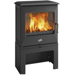 Godin Poêle à bois fonte 5kw noir - 388150PEINTANTHRACITE