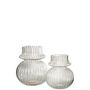 Voir la diapositive 2 : Paris Prix Vase Design en Verre  Kano  20cm Transparent