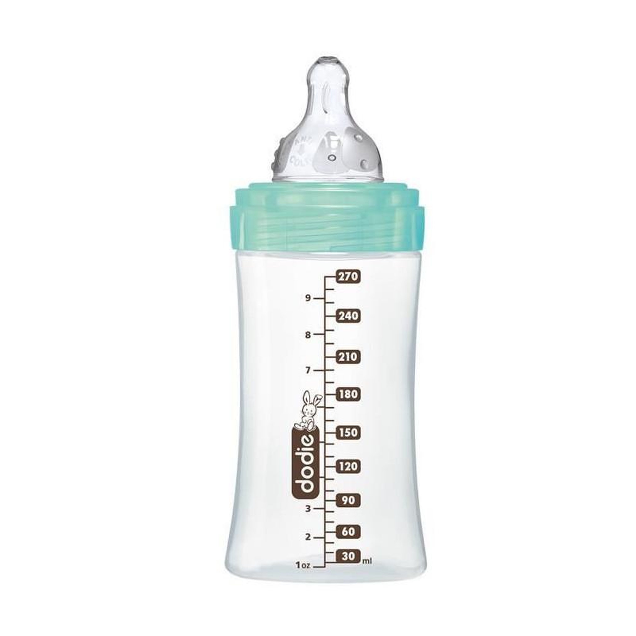Voir la diapositive 2 : DODIE Dodie - Biberon Initiation+ Verre 270ml Vert Oiseaux