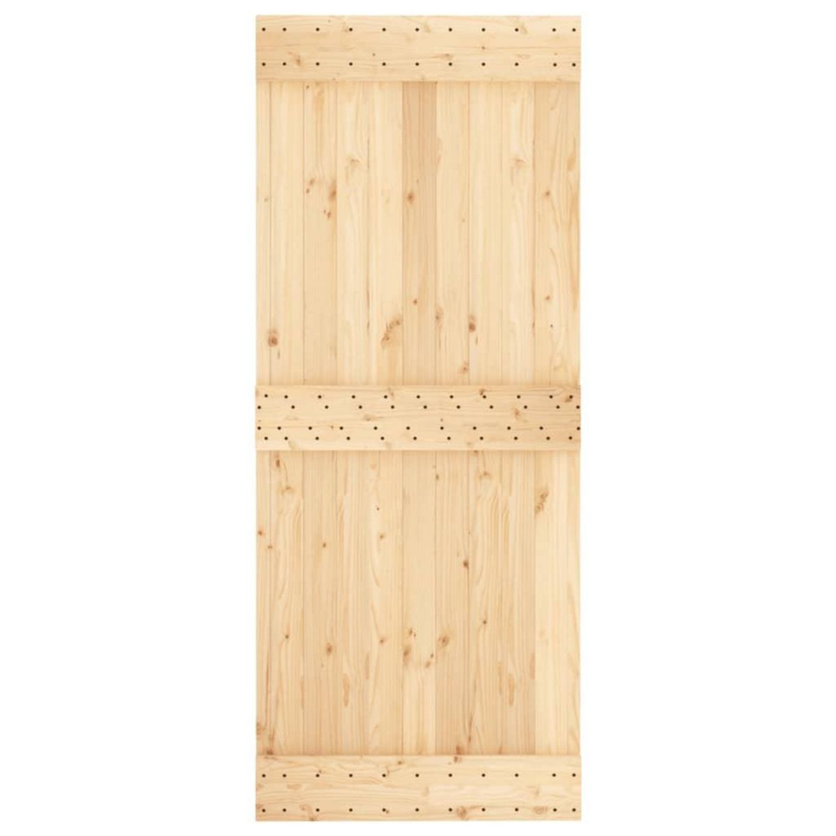 VIDAXL Porte NARVIK 85x210 cm bois massif de pin