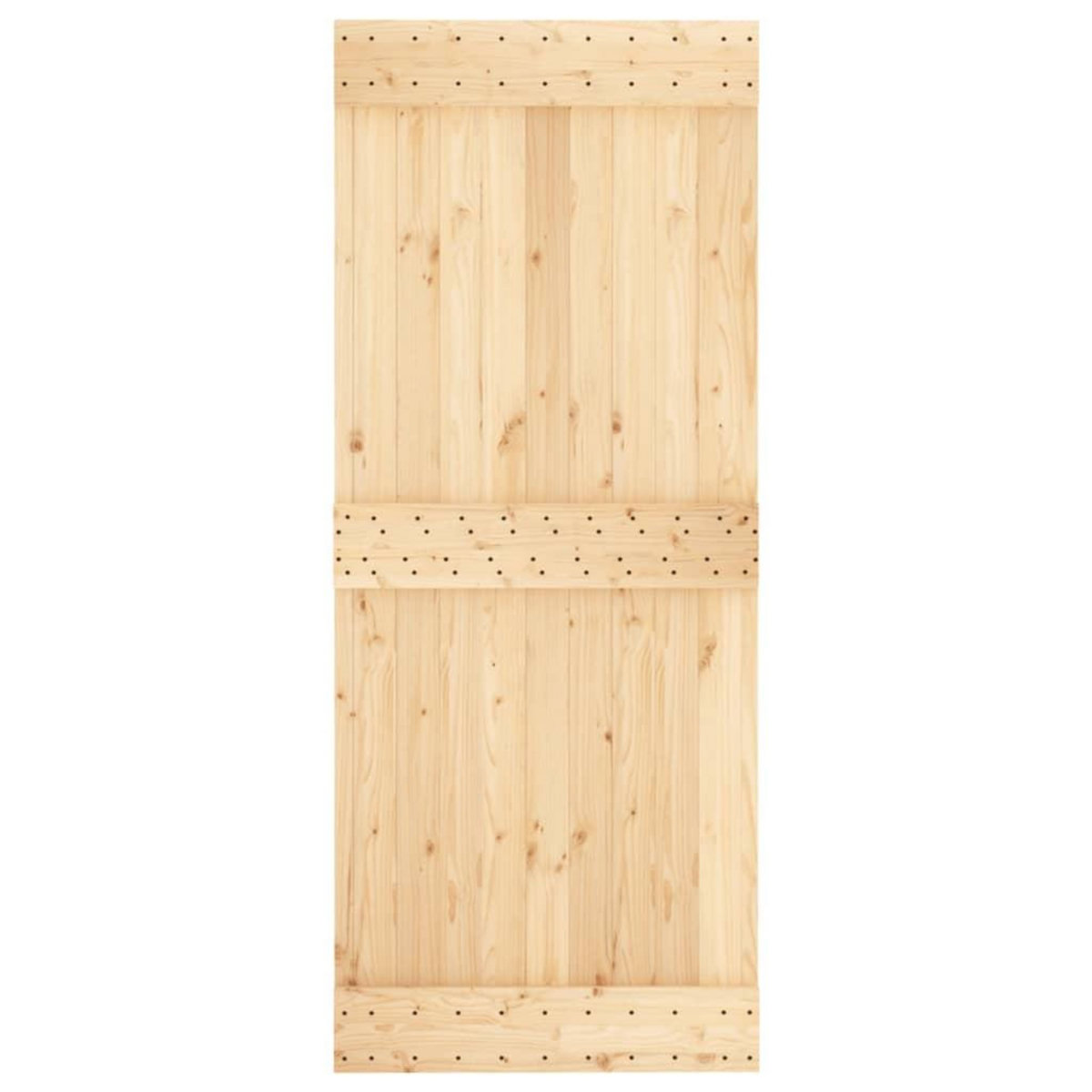 VIDAXL Porte NARVIK 85x210 cm bois massif de pin