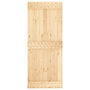 Voir la diapositive 5 : VIDAXL Porte NARVIK 85x210 cm bois massif de pin
