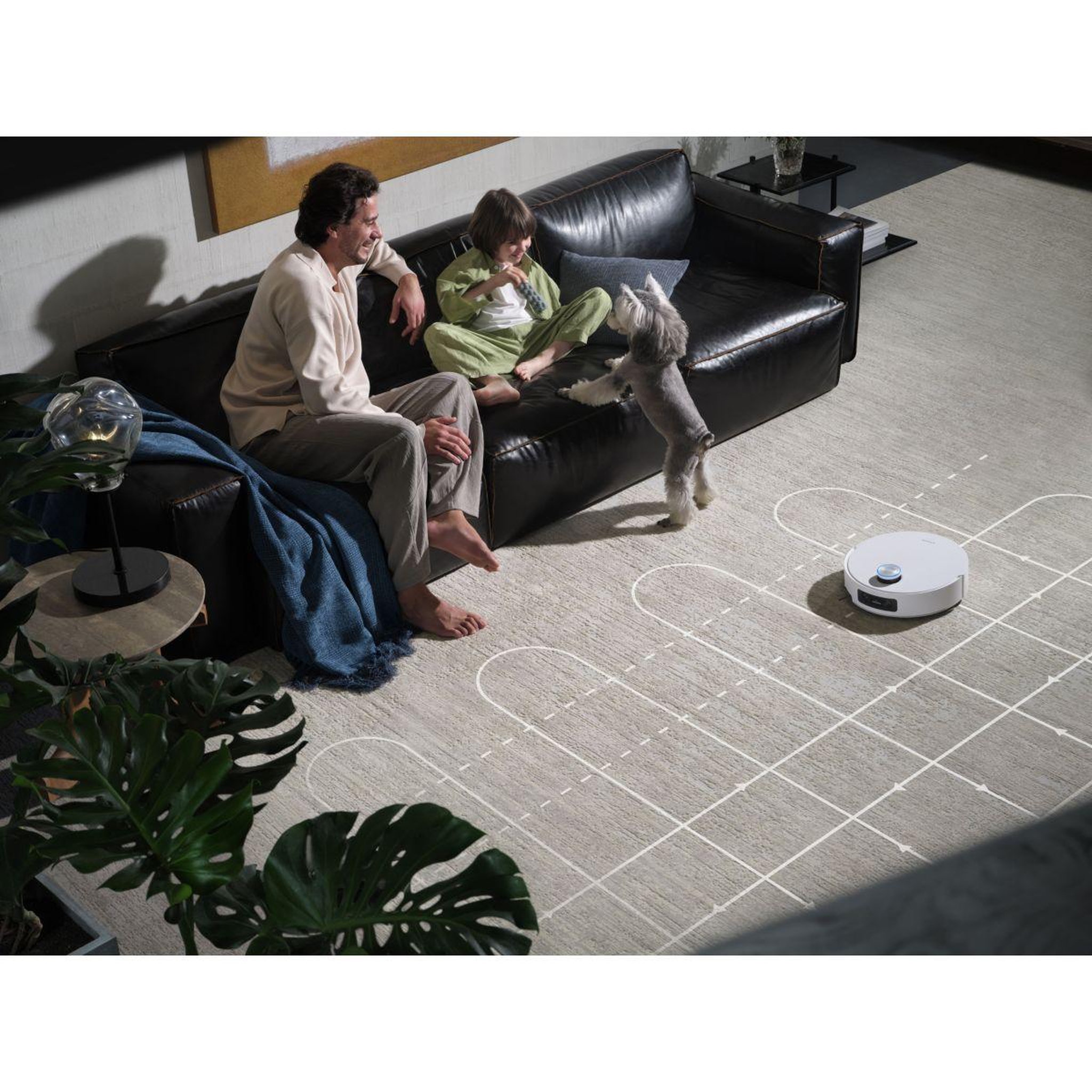 Voir la diapositive 4 : DREAME Robot aspirateur laveur aqua10 ultra roller complete blanc