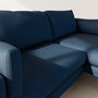 Voir la diapositive 6 : LISA DESIGN Carlos - canapé d'angle droit 4 places ultra moelleux en tissu texturé