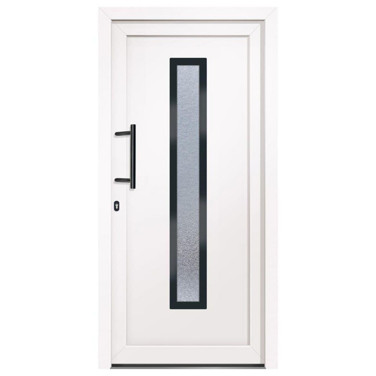 VIDAXL Porte d'entree Blanc 98x200 cm PVC