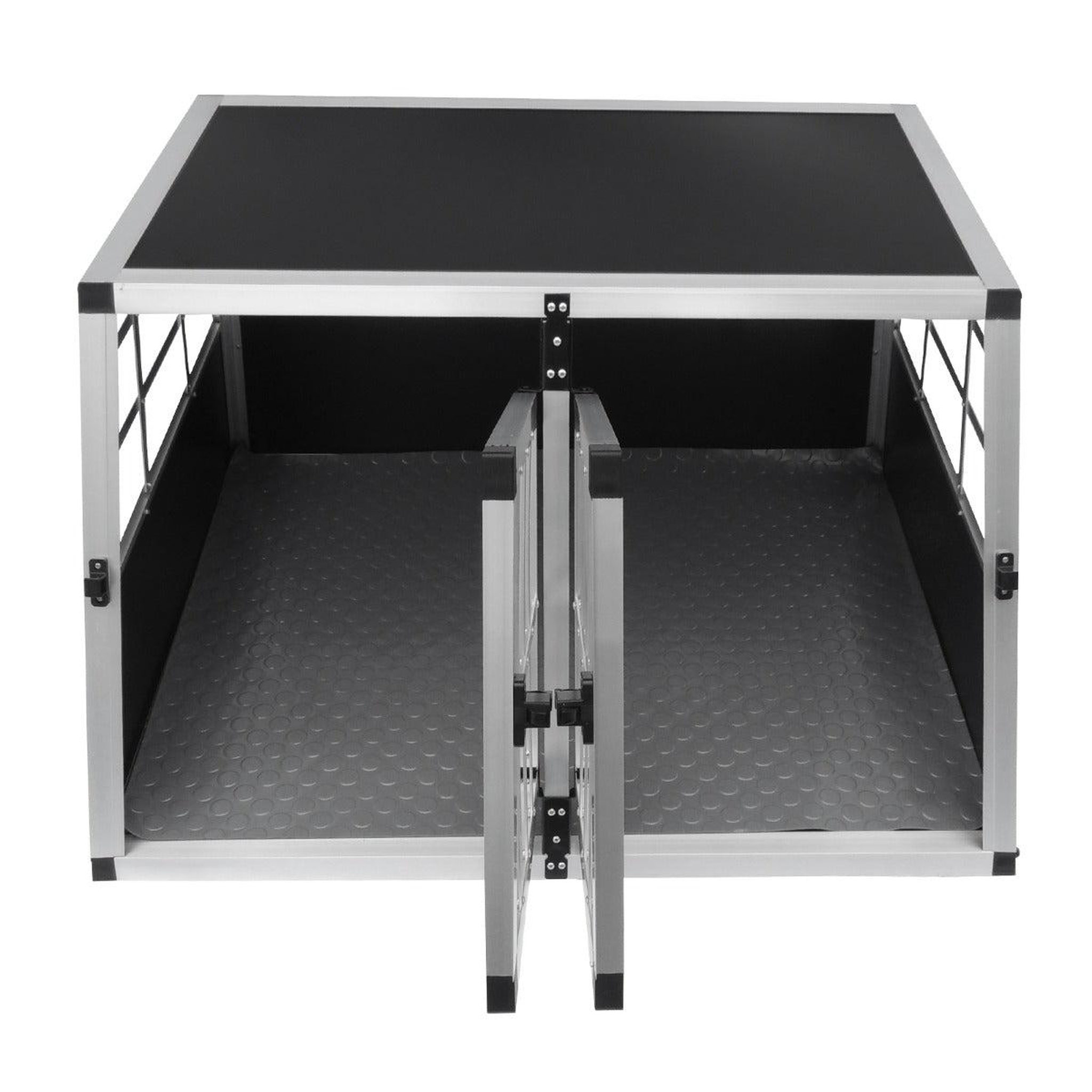 Voir la diapositive 3 : MONSTERSHOP Cage de transport pour animaux petit format - deux portes
