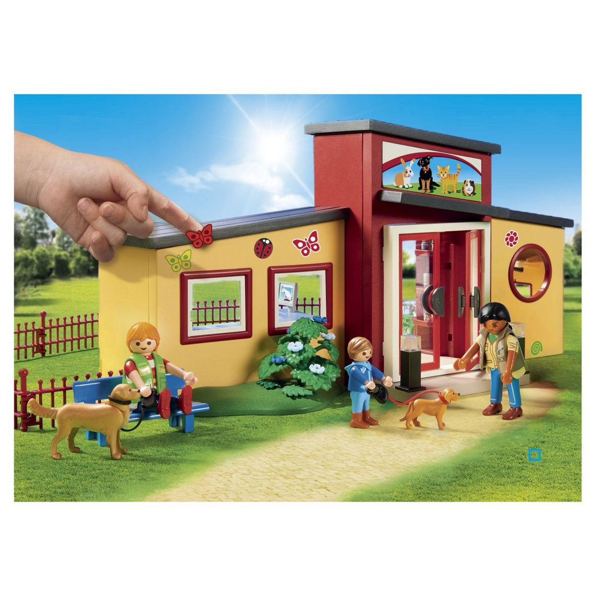 PLAYMOBIL 9275 - City Life - Pension des animaux