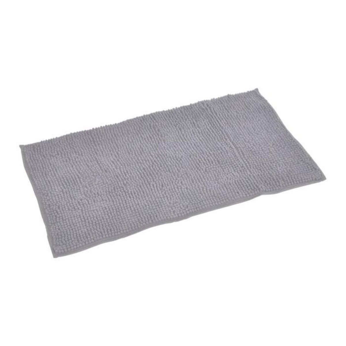 Paris Prix Tapis de Bain Microfibre  Sweety  45x75cm Gris Clair