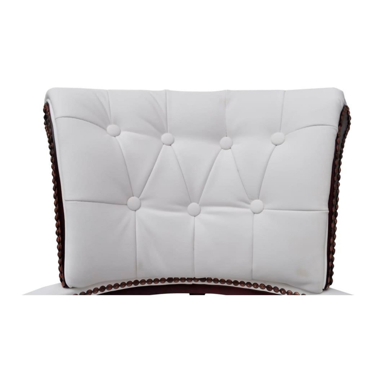 VIDAXL Chaise de bureau pivotante Blanc