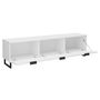 Voir la diapositive 2 : BEST MOBILIER Barbara - meuble tv - blanc - 150 cm