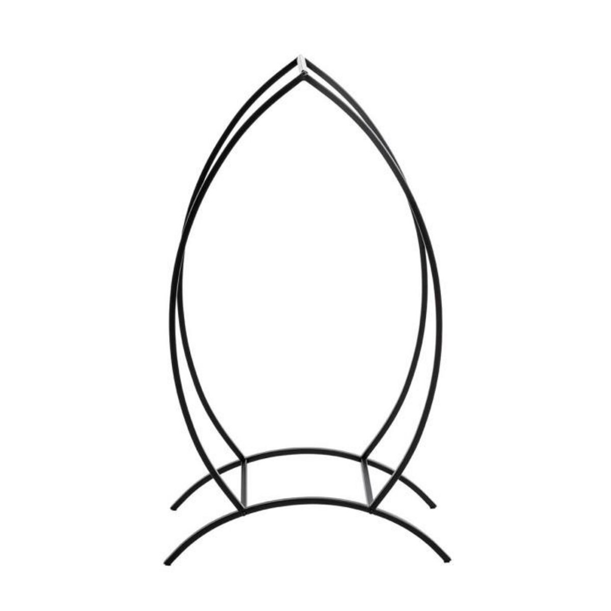 Paris Prix Range-Bûches Métal  Flamme  80cm Noir