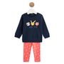 Voir la diapositive 1 : IN EXTENSO Ensemble molleton bébé fille