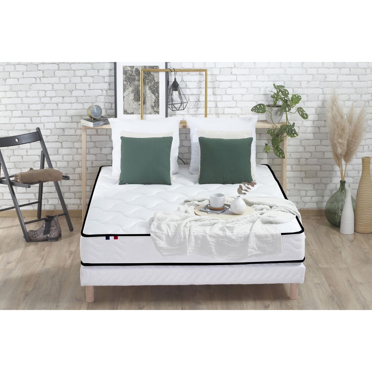 BELLE LITERIE BENOIST Sommier tapissier 140x190 cm ELOISE