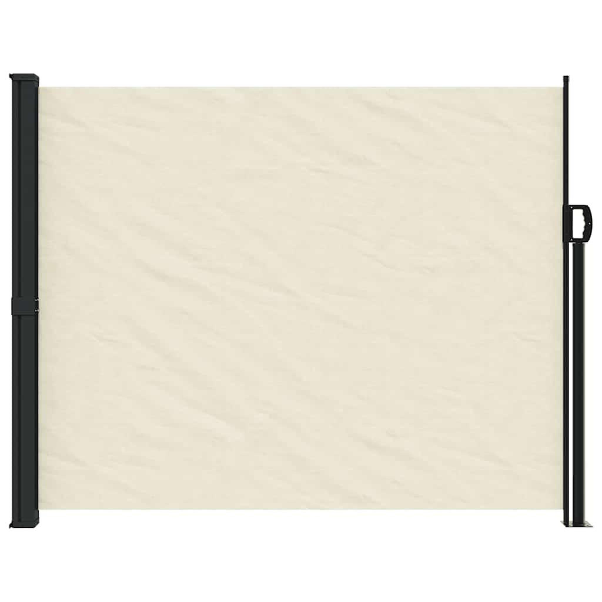 Voir la diapositive 3 : VIDAXL Auvent lateral retractable creme 160x500 cm
