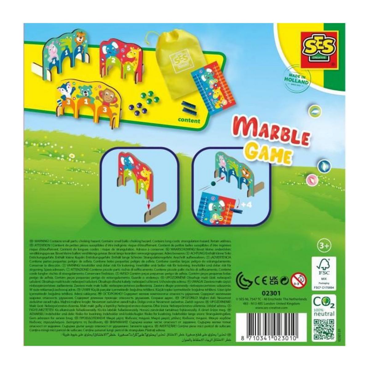 SES Creative Jeu de billes - Arceaux en bois