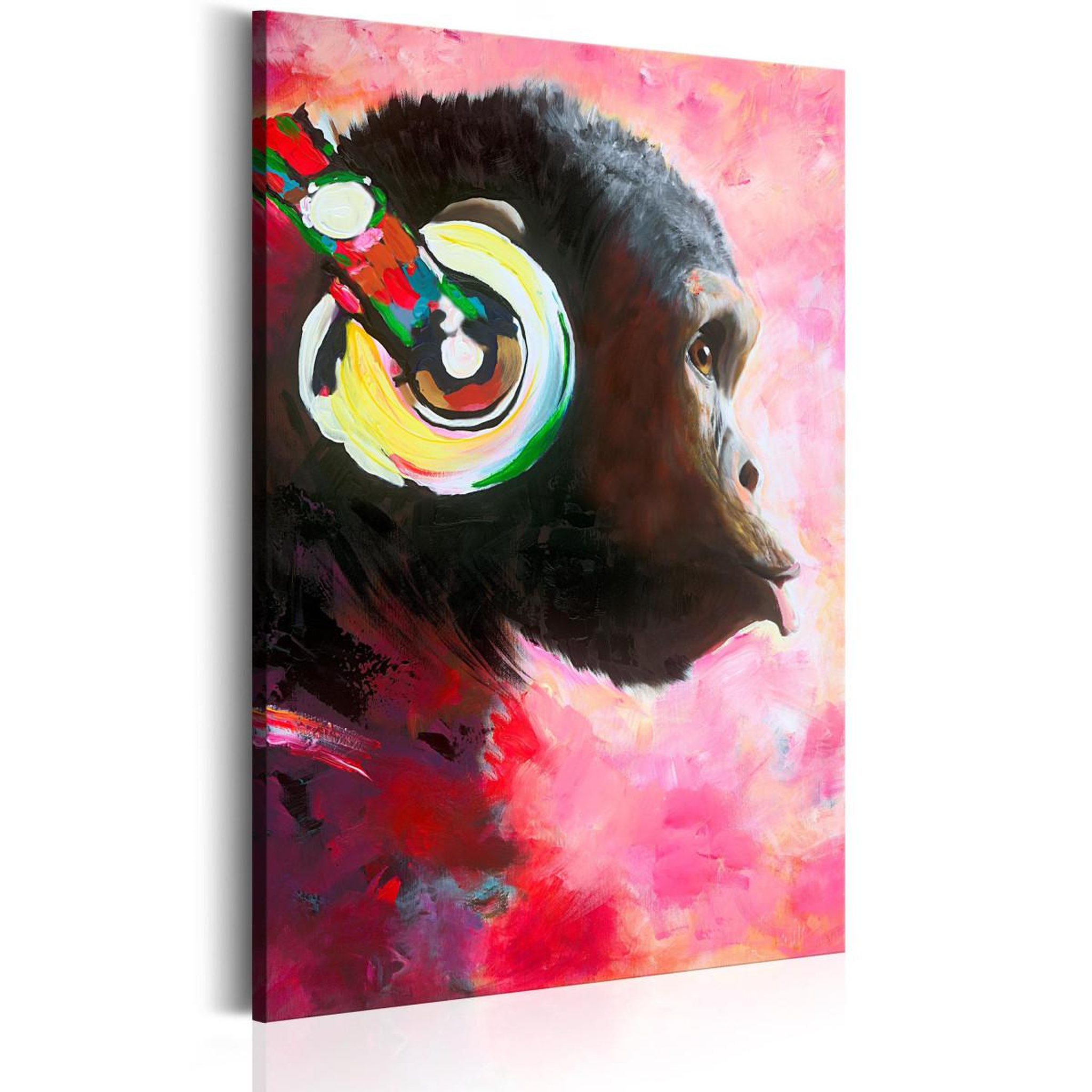 Voir la diapositive 1 : Paris Prix Tableau Imprimé  Monkey Music
