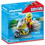 PLAYMOBIL 71205 Urgentiste avec moto 
