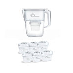 LITTLE BALANCE Carafe filtrante + lot de 6 cartouches filtrantes - 8634