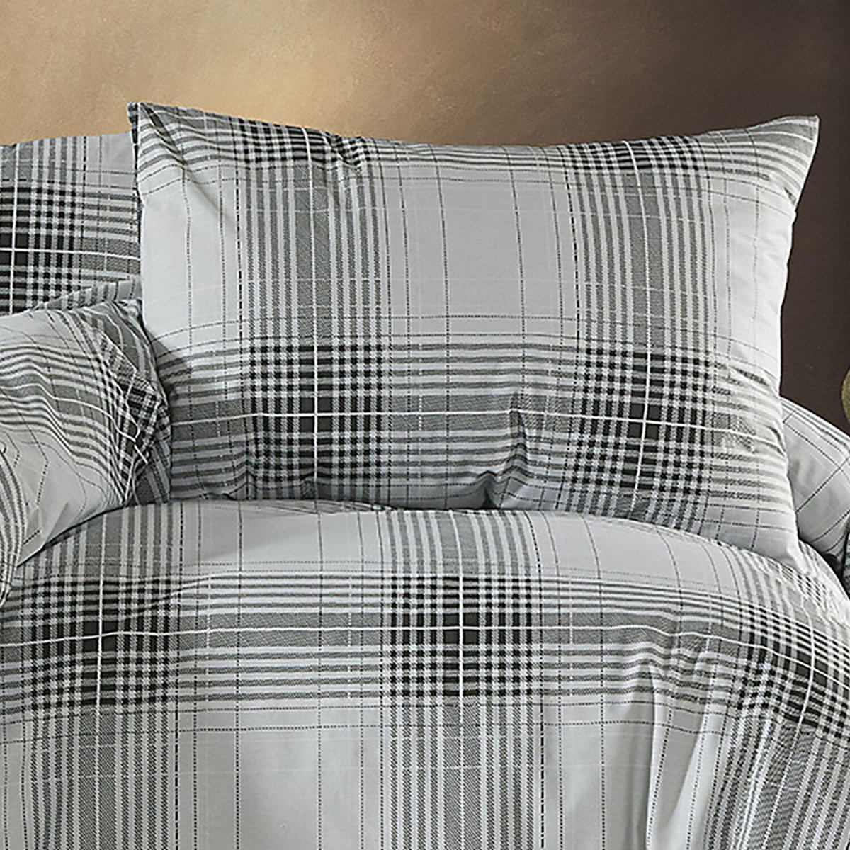 Home collection Parure housse de couette 100% coton 57 fils imprimé Nimakaki