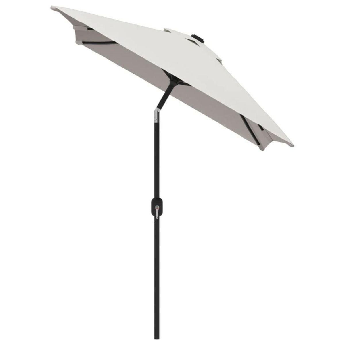 VIDAXL Parasol 200 x 300 cm Blanc sable Rectangulaire