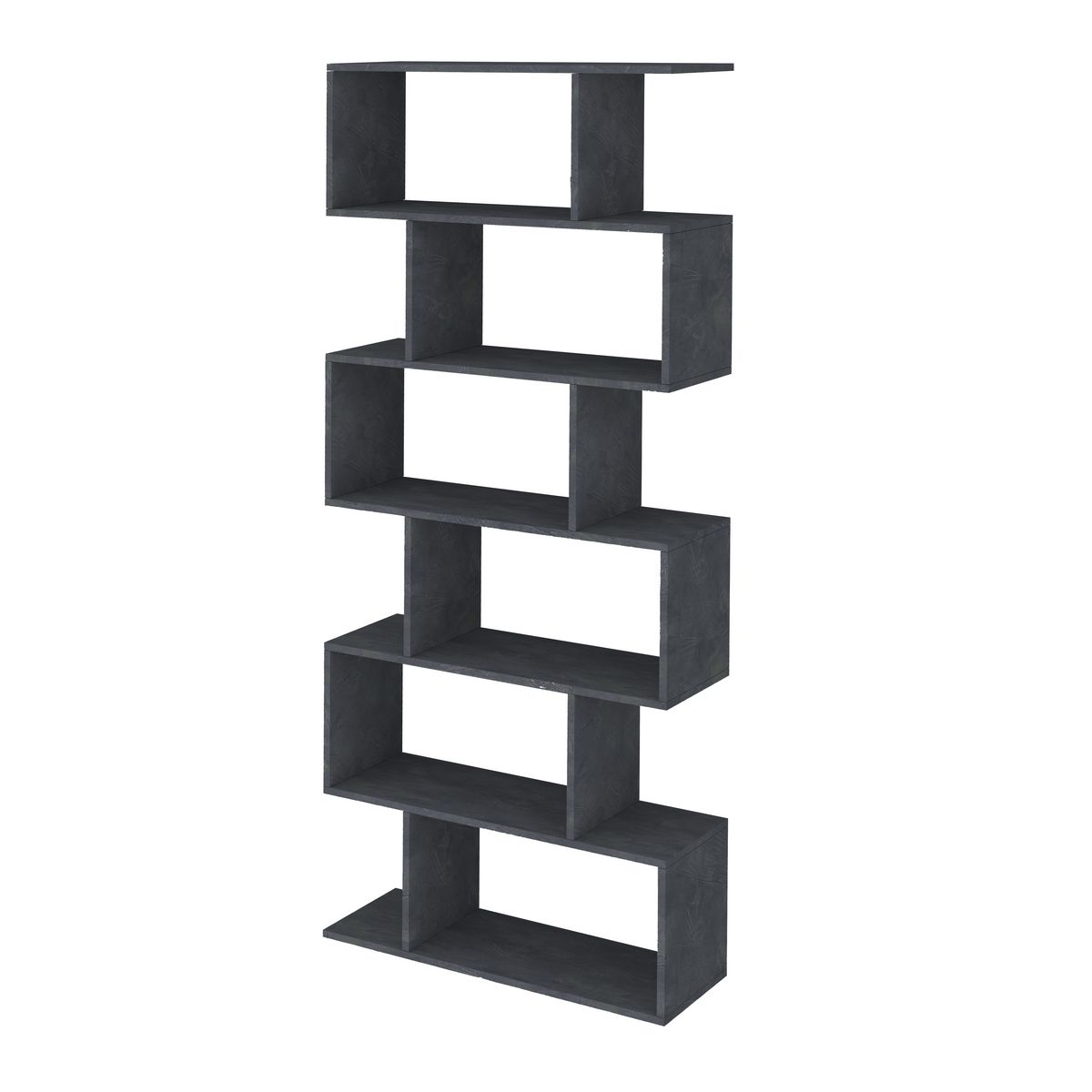 Bibliothèque verticale 6 étagères NOCI