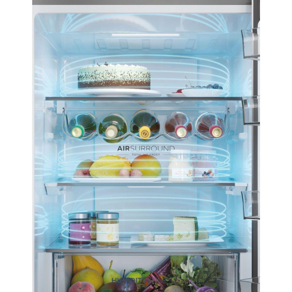 HAIER Réfrigérateur combiné HTW5618CNMG