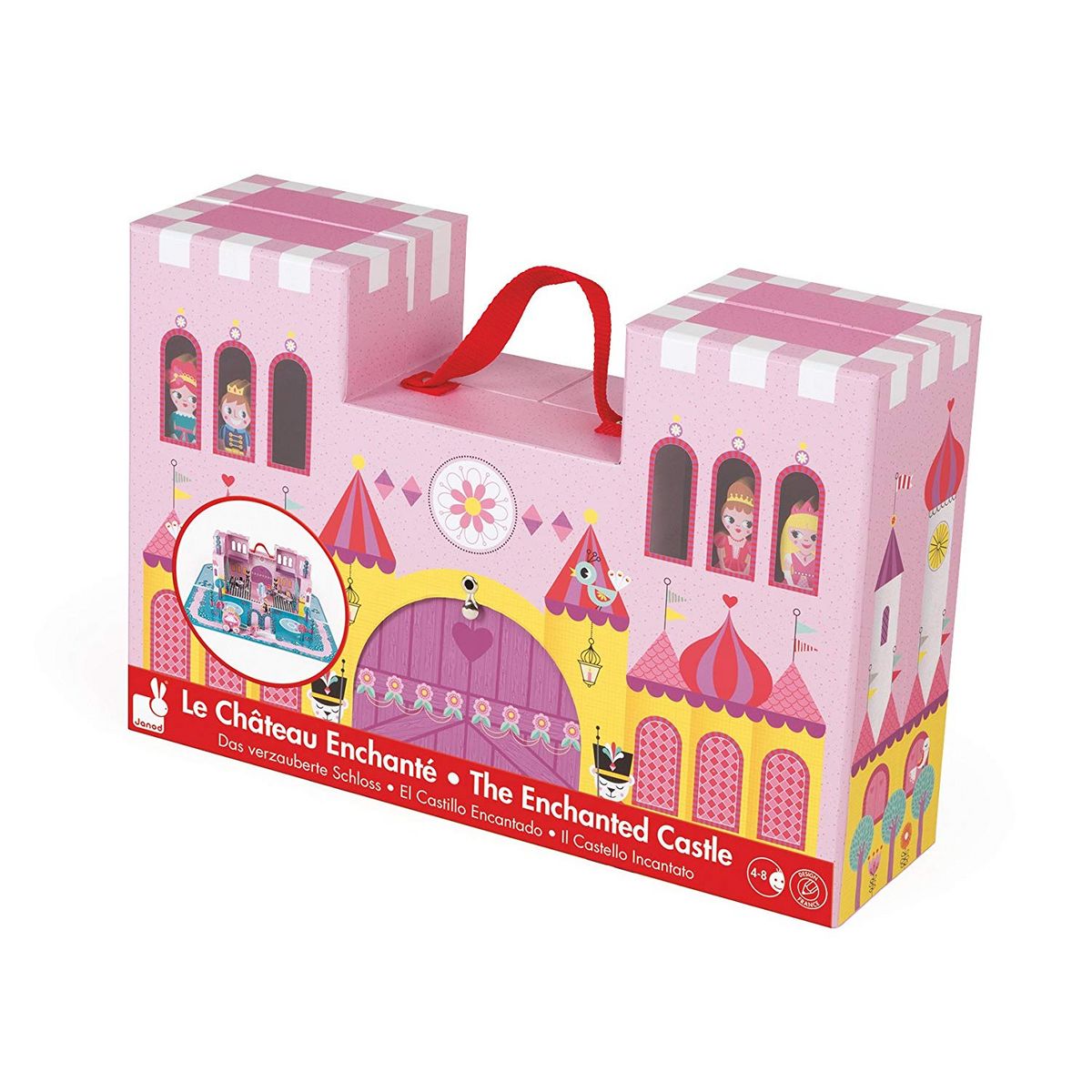 JANOD Valise de jeu - Le château enchanté 